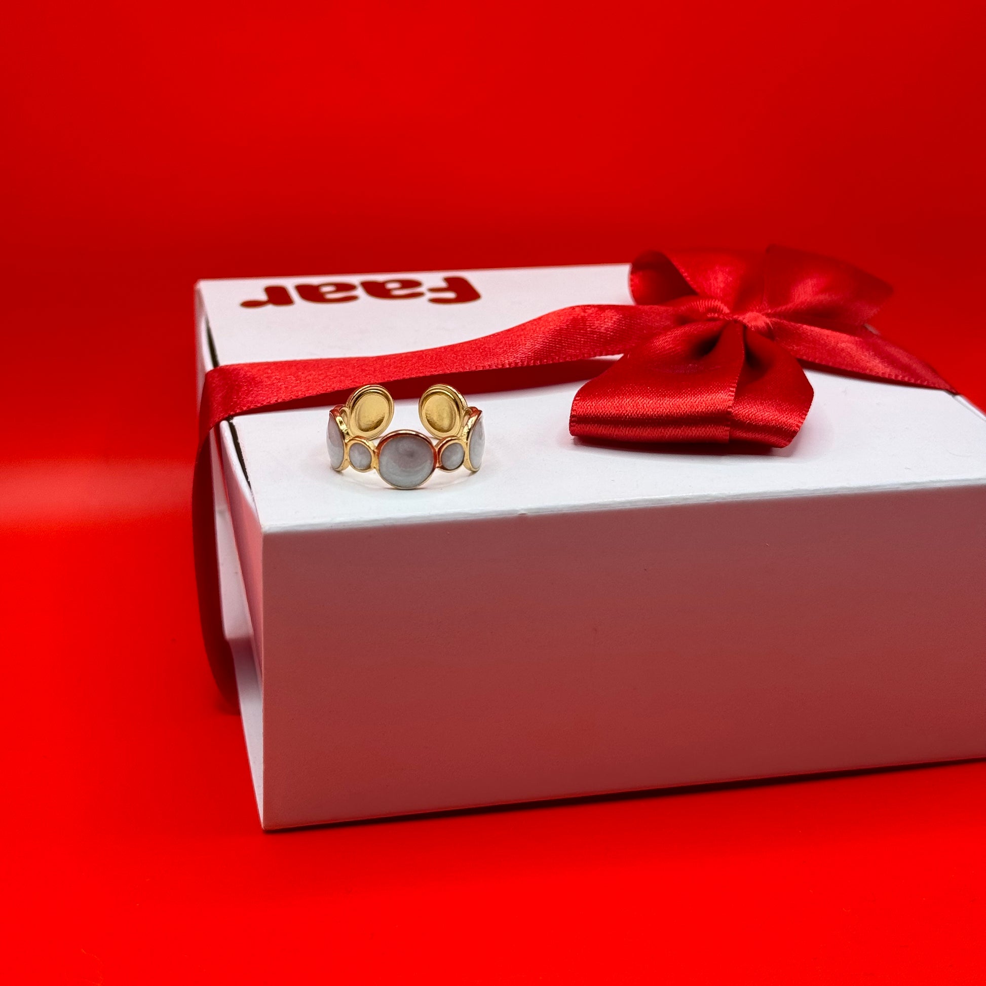 Anillo Burbuja Blanca