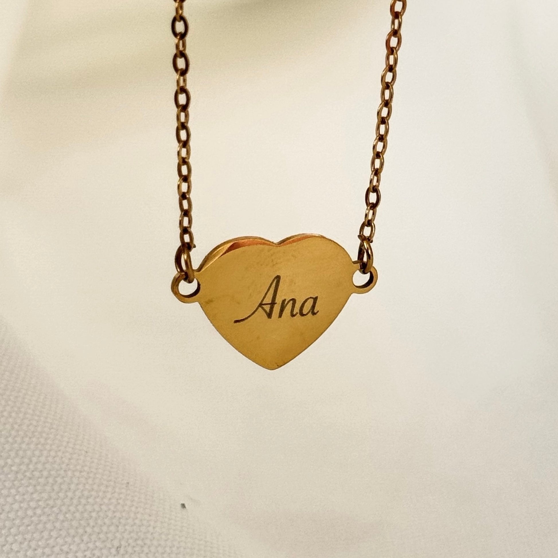 Collar Corazón Dorado