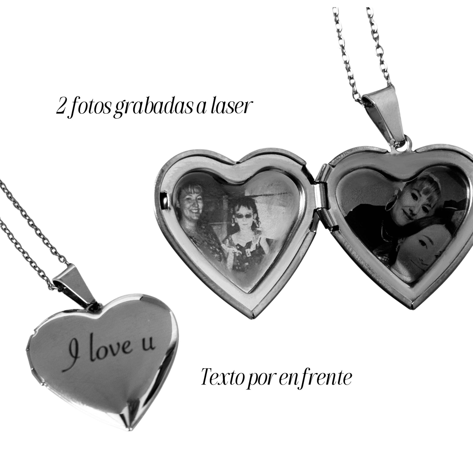 Relicario Corazón Plateado