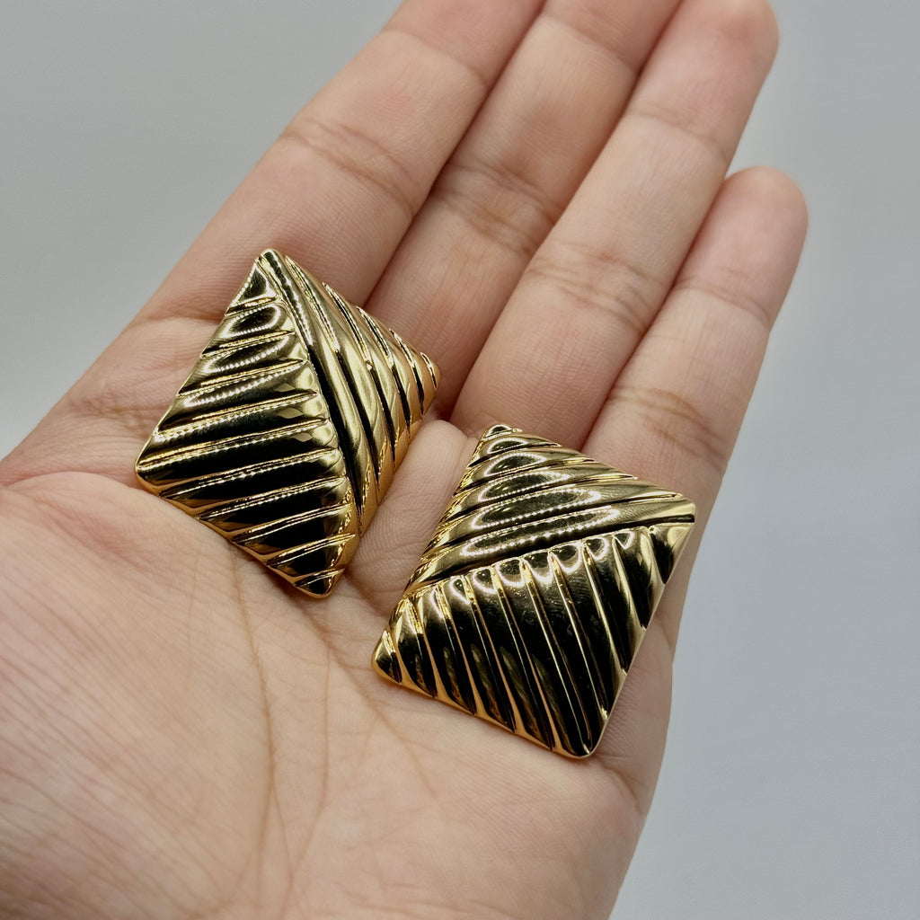 Aretes Calor Dorado