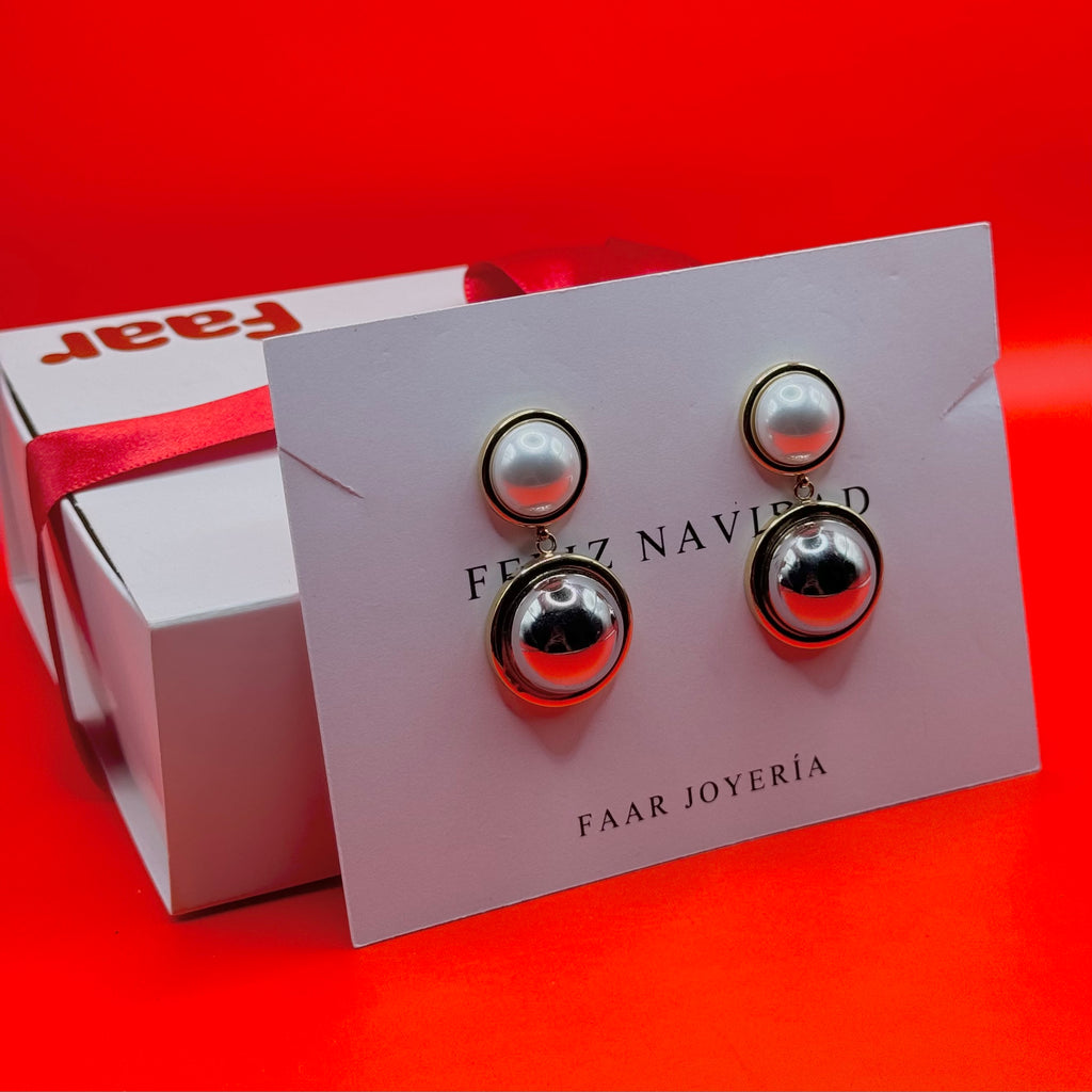 Aretes Perla Dúo Infinito