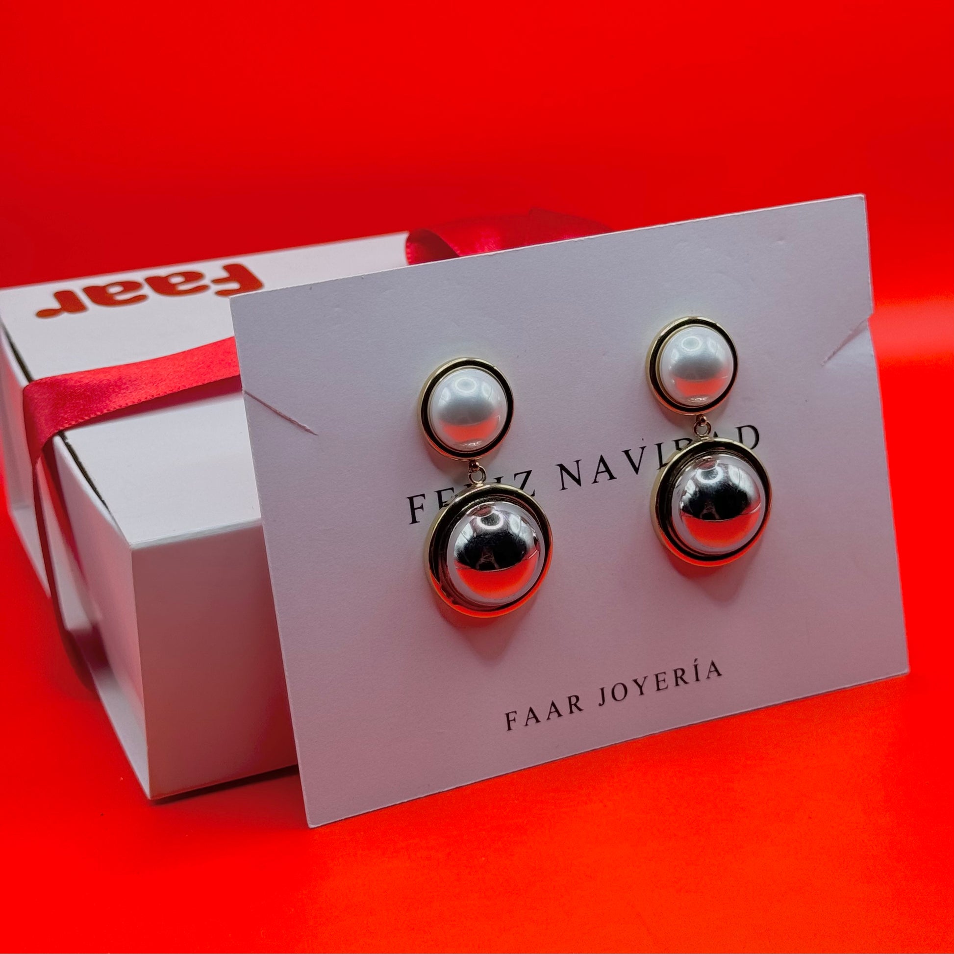 Aretes Perla Dúo Infinito