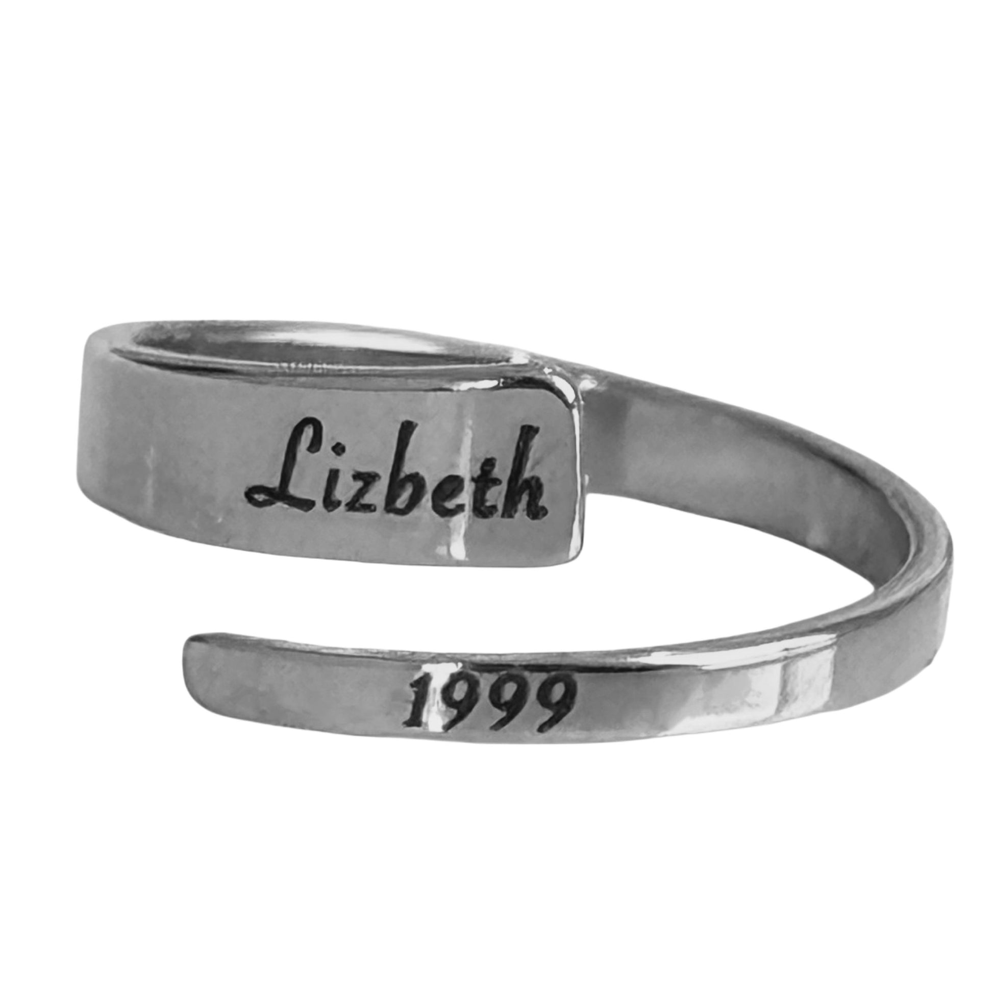 Anillo Personalizado Plateado