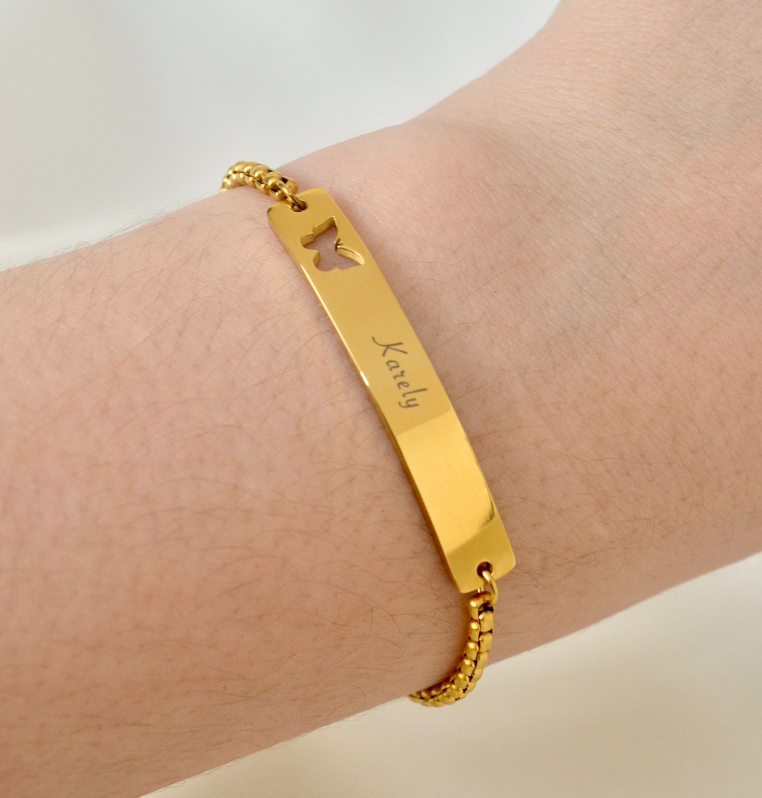 Pulsera Mariposa Dorada