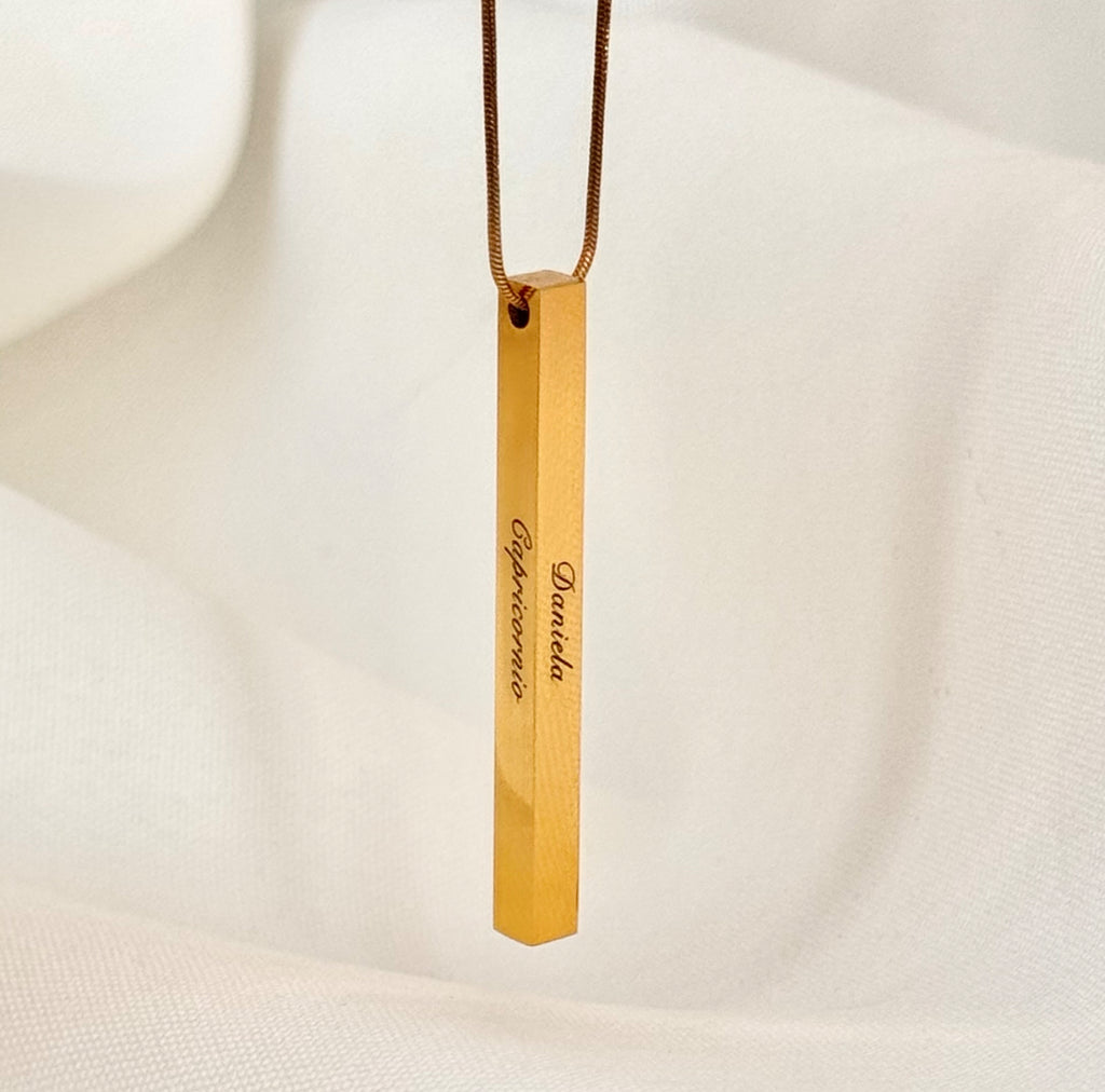 Collar Barra Dorada