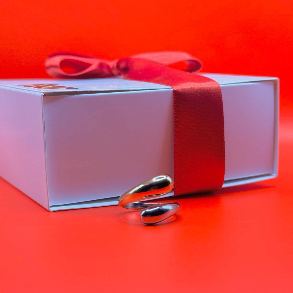 Anillo Lazo Dorado y Plateado