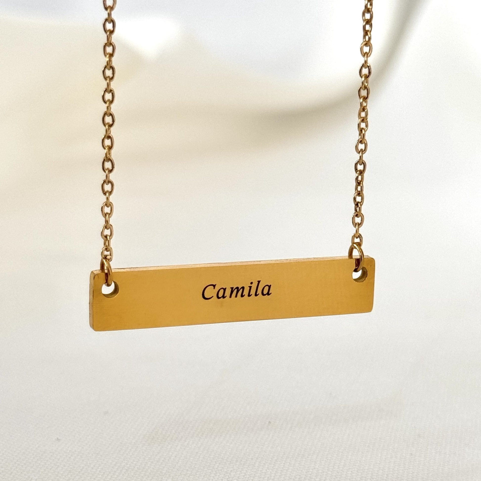 Collar Horizontal Dorado