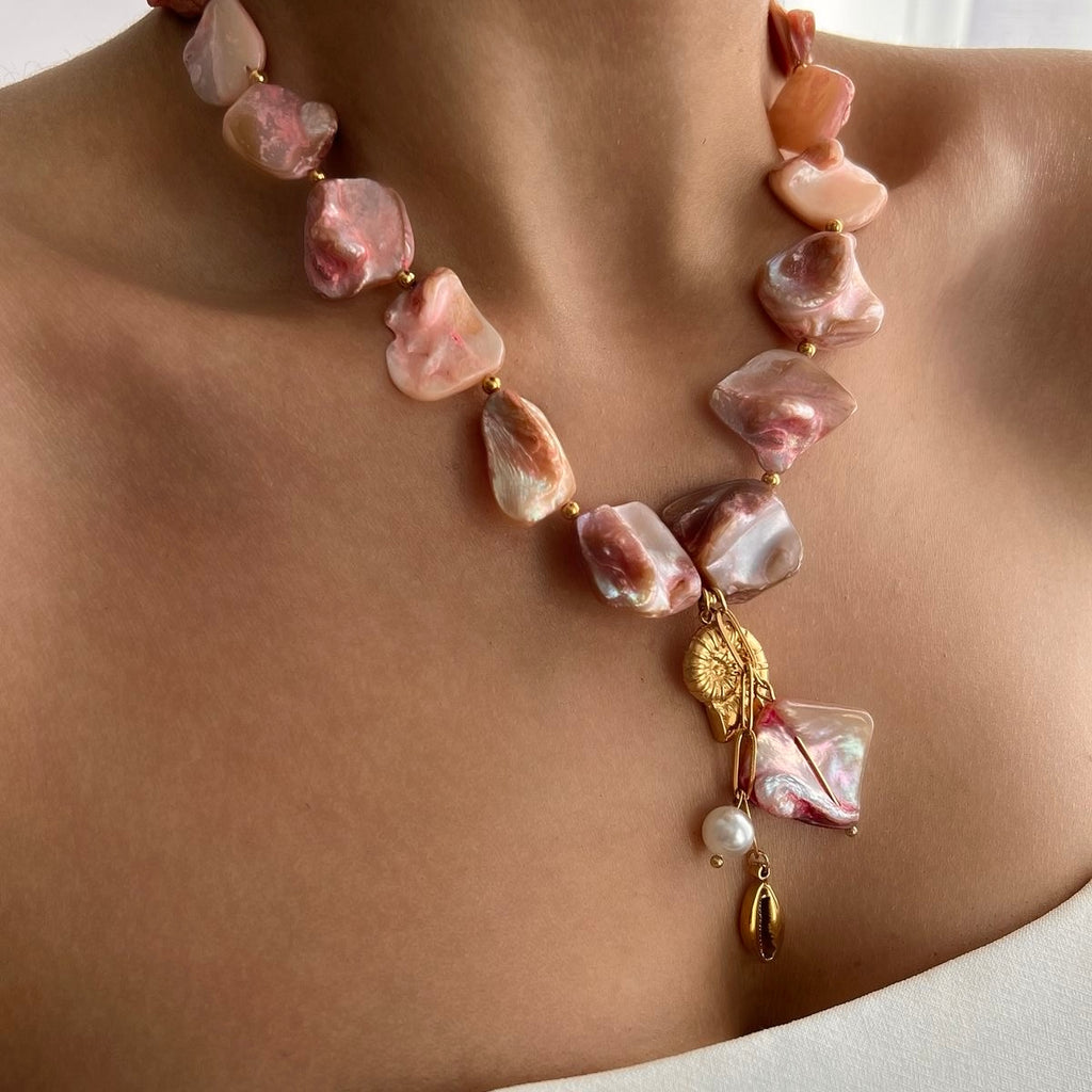 Collar Rosa Amanecer