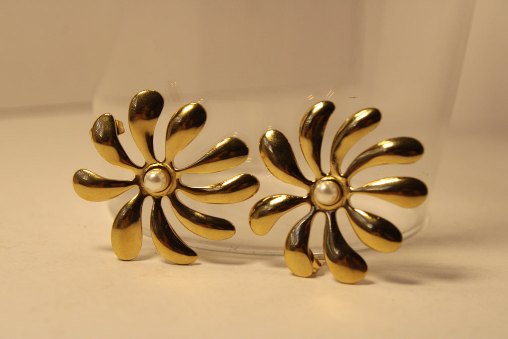 Aretes Pétalo y Perla