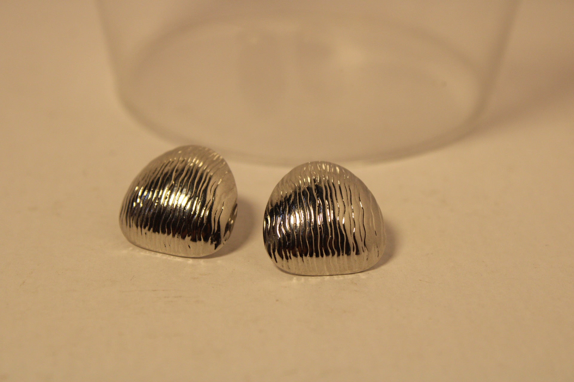 Aretes Canto Plateado