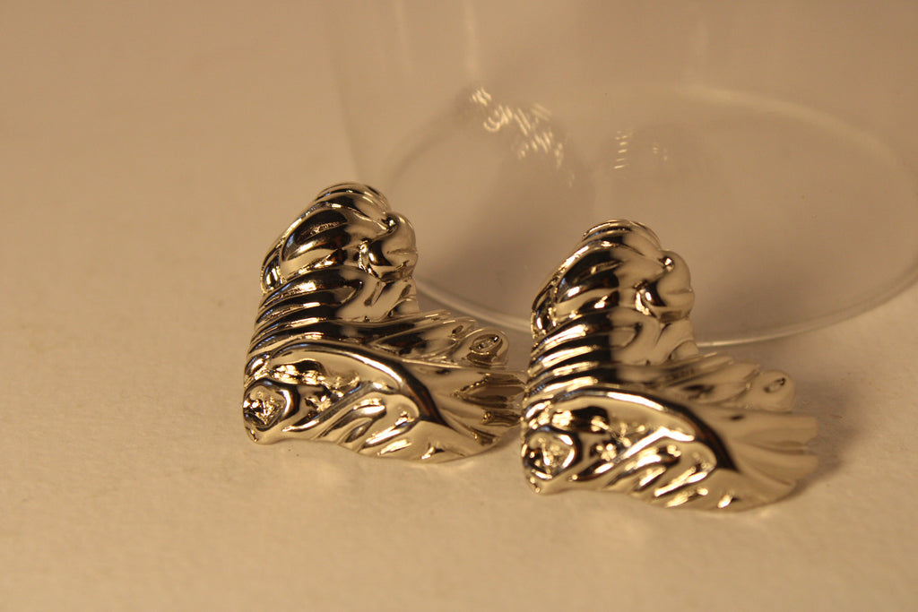 Aretes Olas de Corazón