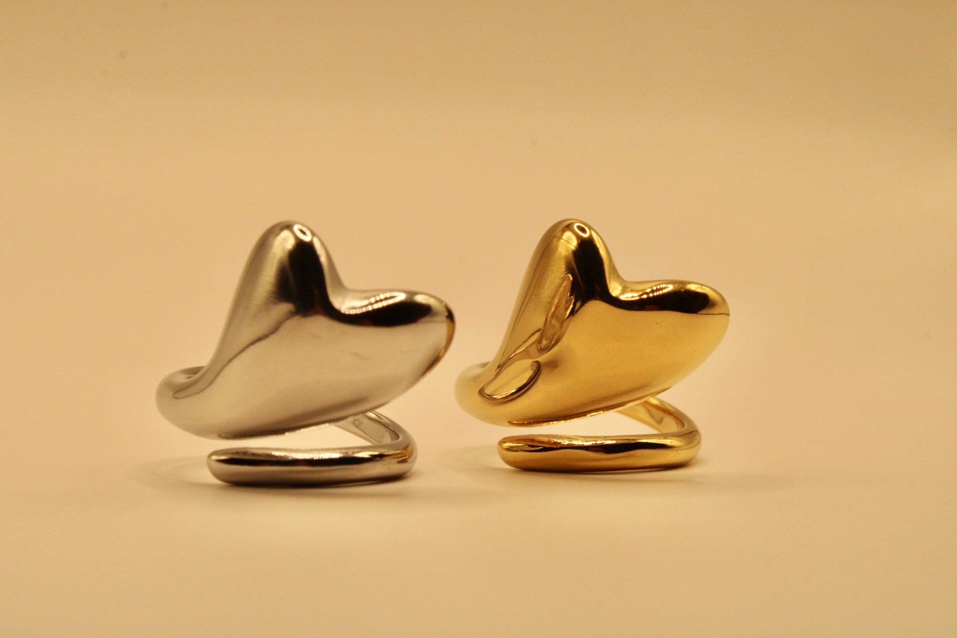 Anillo Corazón Oleado