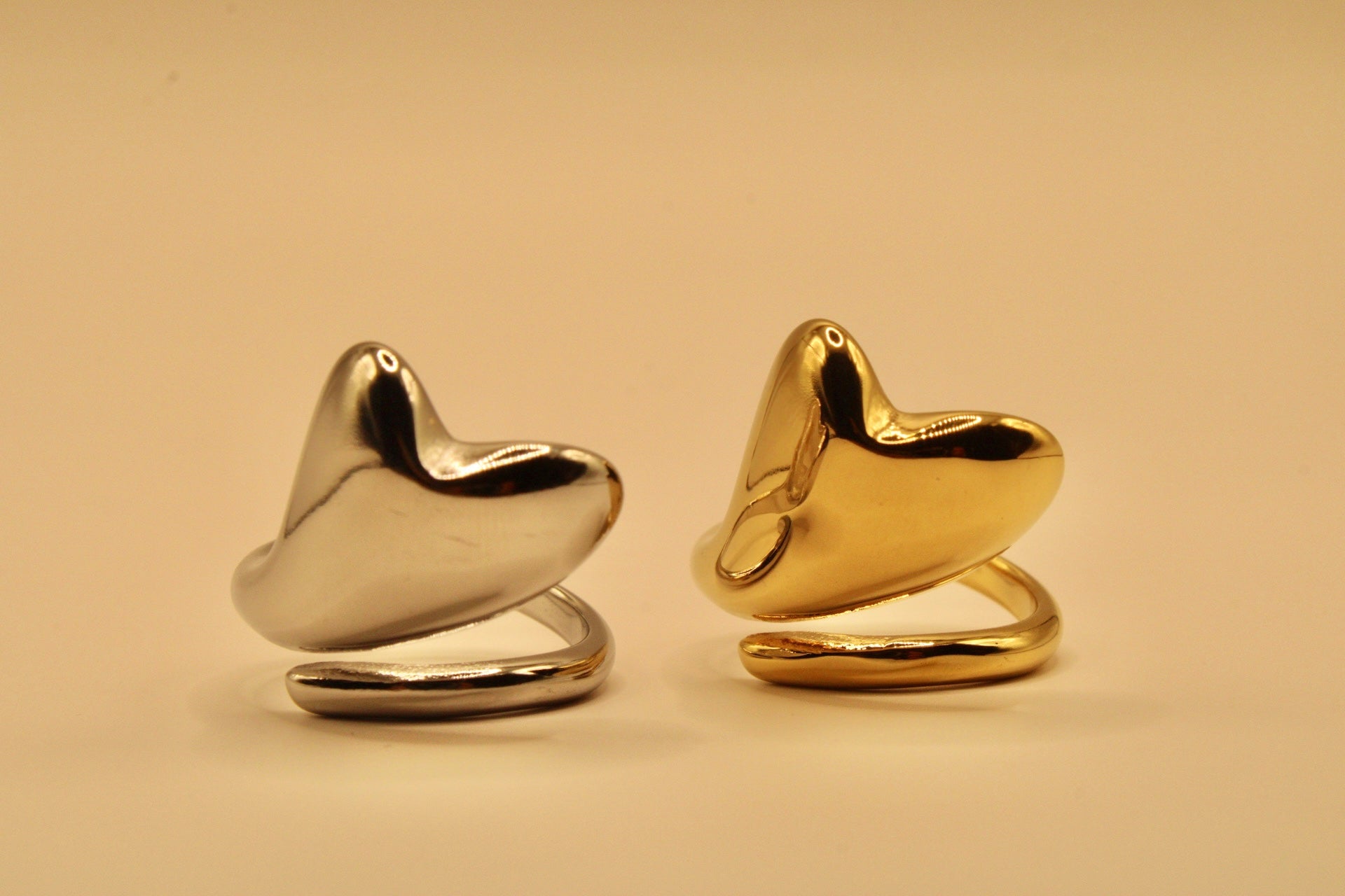 Anillo Corazón Oleado